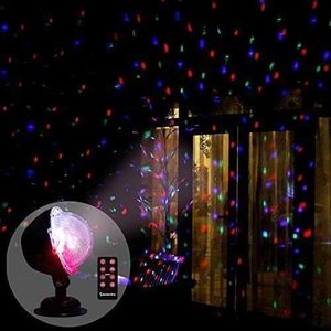 EAMBRITE Christmas Snow Projector – LED Holiday Light Display