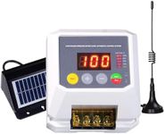 Luubom Wireless Automatic Water Level Controller System for Swimming Pool, Liquid Level Sensors Solar Power Supply for Water Tank Tower Automatic Filling