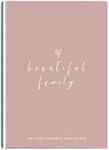 Perfect Planner Company - Family & Lifestyle Planner - Undated A5 Personal Planner - Children's Activities - Finances, Budgets, Holiday Planning - 100gsm FSC Paper - Flexi Cover, Dusky Pink