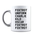 Leaving Gifts Ideas Joke - Funny Retirement Gift Mugs for Work Colleagues Friends Him Her Boss - NATO Phonetic Alphabet