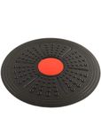 Vinson Wobble Balance Board for Physiotherapy, Gym, Occupational Therapy & other Fitness Exercises with a weight handling capacity of upto 130 KG,Black Color, Weight of the Board - 750 gm