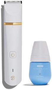 Bushbalm Nude Ingrown Oil (30 ml) for Ingrown Hair & Razor Bumps Prevention, and Francesca Trimmer Electric Shaver for Close Grooming and Pre-Wax Preparation