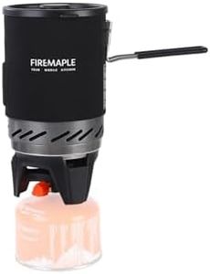 Fire-Maple Fixed Star 1 Pro Backpacking & Camping Stove System | Upgraded Foldable Handle | Portable Pot & Jet Burner Set for Hiking, Trekking & Emergency Use