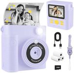 FKATEEN Kids Camera Instant Print, Christmas Birthday Gifts Girls Boys Aged 3-12, HD Digital Video Cameras Toddler, Instant Cameras for 3 4 5 6 7 8 9 10 Year Old Girls Boys with Print Paper