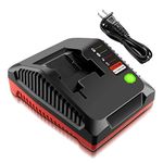 ADVNOVO Charger Replacement for Porter Cable 18V Charger PCXMVC PCMVC Compatible with Porter Cable 18V Li-ion Ni-Cd/Mh Battery PC18BLEX PCC489N