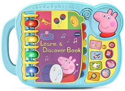 VTech Peppa Pig Learn & Discover Book - Electronic Educational Children's Learning Book - 518000 Blue