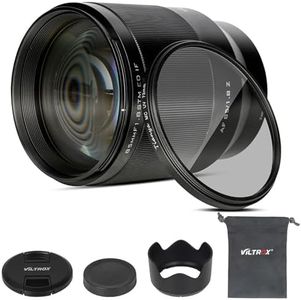 VILTROX 85mm f/1.8 F1.8 STM Auto Focus Full Frame Lens for Nikon Z-Mount Camera Z50/Z5/Z6/Z6 II/Z7/Z7 II with Lens Filter Combo