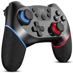 iflip Wireless Controller Compatible with Nintendo Switch/Lite/OLED Pro Controller for Switch Remote Joystick Gamepad Supports Wake up, Turbo Dual Shock, Gyro Axis