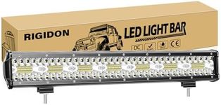 RIGIDON LED Light Bar,20Inch 420W Triple Row LED Light Bar Flood Spot Combo 42000LM Driving Boat Offroad LED Work Light for SUV UTV Truck ATV 4X4WD Pickup Pod Lights