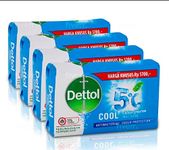 6 x Dettol ANTIBACTERIAL Soap Bar Cool Menthol 105g