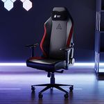 Green Soul Assassin Ergonomic Gaming Chair, Multifunctional Computer Home Office Chair with Luxe Hybrid Leatherette, 4DArmrest,2D Lumbar Support, Sturdy Aluminium Base & 170° Back Recline(Black Red)