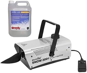 Eurolite Snow 3001 Powerful Mini Snow Machine inc 5L Fluid