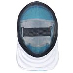 Fencing Mask - Epee Fencing Mask 350N - Epee Fencing Helmet with Removable Lining - CE Certified Fencing Protective Gear (Removable Lining, Small)