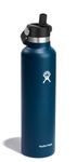 Hydroflask S24FS464 24 Oz Standard Flex Straw Cap Indigo