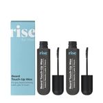 Rise For Men Beard Touch-Up Wax | Instant Beard Colour | Quick Grey Beard Fix with Argan Oil | Smudge & Water Resistant Beard Touch Up For Men | Up to 12 Hour Hold - Pack Of 2
