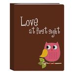 Pioneer Photo Albums I-46B/O 36-Pocket Baby Owl Designer Photo Album, Pink