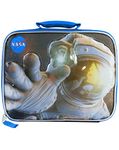 Nasa Lunch Bag For Kids | Childrens Space Astronaut School Zipped Compartment Food Container Box One Size