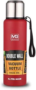 Large Capacity Stainless Steel Thermo Portable Vacuum Insulated Water Bottle for Cold and Hot Beverages BPA Free Thermo Mug 16/24/32/51oz (Red, 51oz)