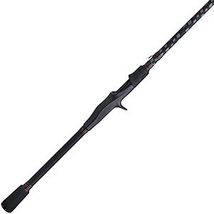 Abu Garcia 7’3” Vendetta Casting Fishing Rod, 1-Piece Rod, 12-20lb Line Rating, Medium Heavy Rod Power, Fast Action, 1/4-1 oz. Lure Rating, Black