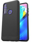 Encased Moto G Power 2020 Case (Thin Armor) Slim Fit Flexible Grip Cover for Motorola G Power (Black)