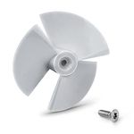 Pool Cleaner Impeller RCX11000 with Screw Replacement for Hayward TigerShark QC/SharkVAC XL Robotic Pool Cleaners