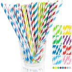 Paper Drinking Straws (100 Pack) As