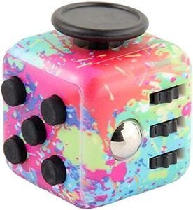 Yeefunjoy Fidget Toy Cube Toy Sensory Toy With 6 Different Functions Stress Anxiety Relief Toy Killing Time Finger Toy Office Classroom Toy Gift for Adults And Children (Colour)