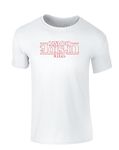 Brand88 The Upside Down, Kids T-Shirt - White 9-11 Years