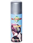 HOT LOOK LDIES WOMENS MENS UNISEX FANCY DRESS NOVELTEY HAIR SPRAY WHITE BLACK YELLOW ORANGE PINK SILVER PURPLE RED GREEN BLUE 125ML (SILVER)