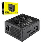 Corsair RM750x SHIFT Fully Modular ATX Power Supply - 80 PLUS Gold - ATX 3.0 - PCIe 5.0 - Zero RPM - Modular Side Interface - Black