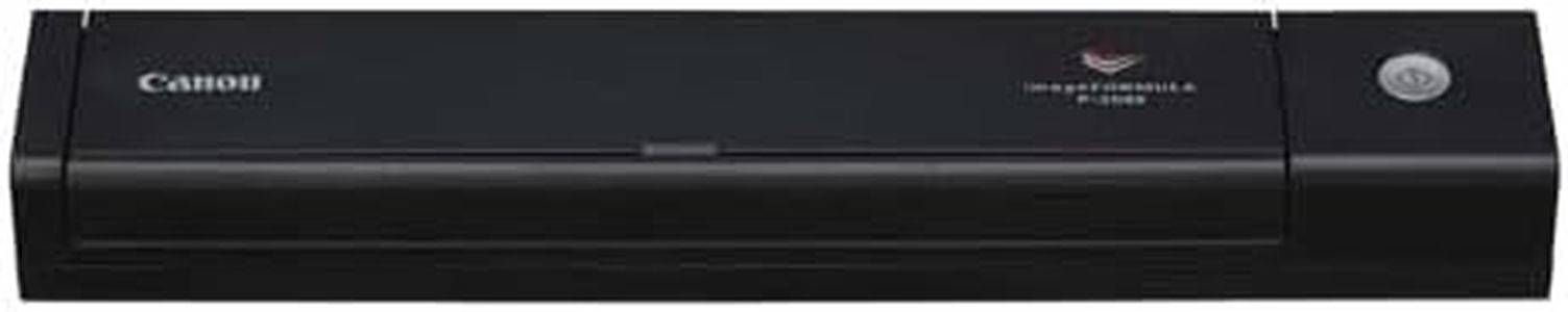 Canon P-208II Portable A4 Document Scanner, USB Mobile Document Scanner Duplex, Double Sided scanning, Home Scanner, Plug & Play, 10x Automatic Document Feeder, Windows/MAC - Black