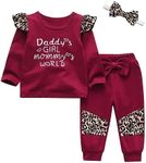 3Pcs Baby Girl Clothes Long Sleeve 