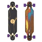 Loaded Boards Icarus Bamboo Longboard Skateboard Complete w/ 75mm 83a Durians (Flex 2)