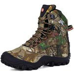 XPETI Mens Walking Boots Hiking Boots Men Waterproof Lightweight Dog Trekking Shoes High Rise Hill Summer Winter Snow Camouflage Size 9.5 UK