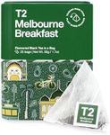 T2 Melbourne Breakfast Black Tea, Black Teabags in T2 Icon Tin, 25 Count