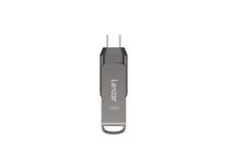 Lexar 128GB JumpDrive Dual Drive D400 USB 3.1 Type-C and Type-A Flash Drive, Up to 130MB/s Read (LJDD400128G-BNQNU)