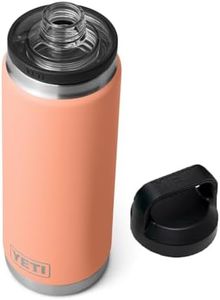 YETI Rambler 26 oz Bottle, Leakproof, Vacuum Insulated, Stainless Steel with Chug Cap, Low Country Peach