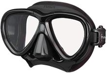 TUSA M-2004 Intega Scuba Diving Mask, Black/Black