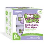 Boogie Wipes Natural Saline Nose Wipes for Kids and Babies, Lavender, 90-Count