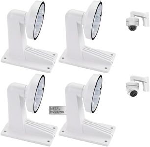 KU-DS-1273ZJ-140 Metal Wall Mount Bracket Aluminum Alloy Arm for Dome Security Cameras, Surveillance Cameras Mounting Brackets