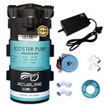 ACUALINE SILVER 100 GPD RO Booster Pump Motor High-Efficiency with RO SMPS, RO Pump Adapter 24 Volts 2.5 amps and Solenoid Valve (SV) for All Types of RO Water Purifier (1 Year Warranty)