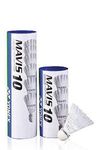 YONEX Mavis 10 Badminton Shuttlecocks - Tube of 1/2 Dozen, Colour - White, K-REY-YX10