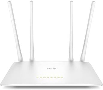 Cudy Routeur WiFi Intelligent AC1200, Extender WiFi, Point d'accès sans Fil, WISP, Routeur Internet sans Fil bi-Bande 5 GHz, LAN 10/100Mbps, Antennes 5 dBi, VPN, WiFi invité, Mode AP, WR1200
