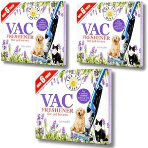 UTIZ 3X Pack Vac | 18 Vac Fresheners | Lavender Extra Strength Powerful Scent For All Vacuum Hoover Handheld Bagless And Bagged Cleaners Pet Lovers (3 x 6 PACK)