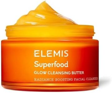 ELEMIS Superfood Glow Cleansing Butter, a Radiance Boosting Facial Cleanser to Brighten & Nourish Skin, Gentle Double Cleanse , Anti-Wrinkle, Removes Makeup & Leaves a Soft Glowing Skin Complexion