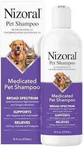 Nizoral Ketoconazole Pet Shampoo, 16 Oz, Chlorhexidine, Dogs & Cats
