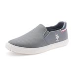 U.S. Polo Assn. Campbell 2.0 Men Grey Slip On Sneaker-(UK8)(US9)(2FD24349G08)