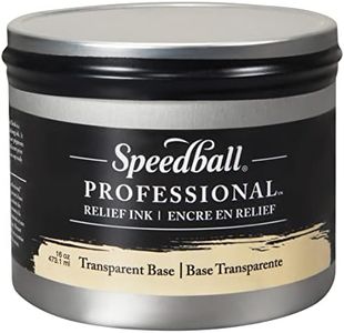 Speedball Professional Relief Ink, Transparent Base, 8 Ounce Can