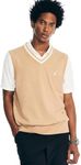 Nautica Men's Cricket Sweater Vest, (Fall/Winter 2024) Camel Heather, XX-Large