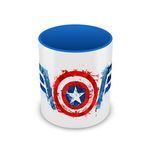 Marvel Ceramic Captain America - 75 Years Mug (8 Cm X 9.5 Cm, Multicolor)